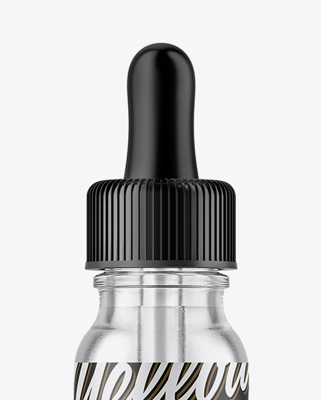 15ml Clear Glass Dropper Bottle