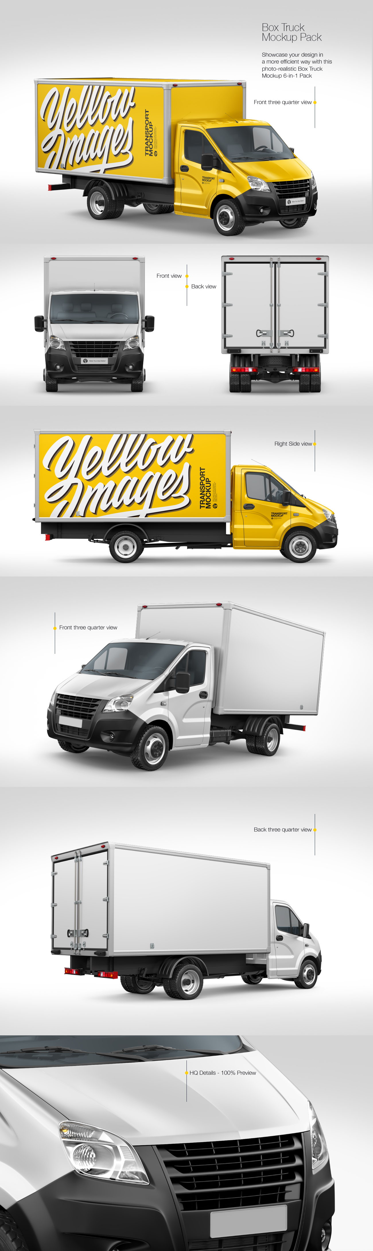 Box Truck Mockup Pack