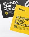 Two Business Cards Mockup