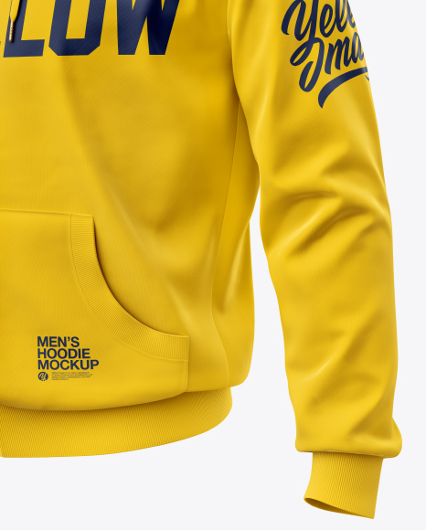 Men’s Full-Zip Hoodie Mockup