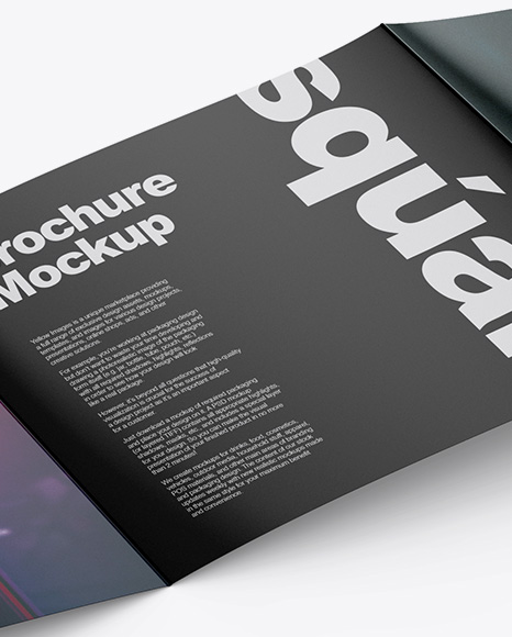 Glossy Brochure Mockup