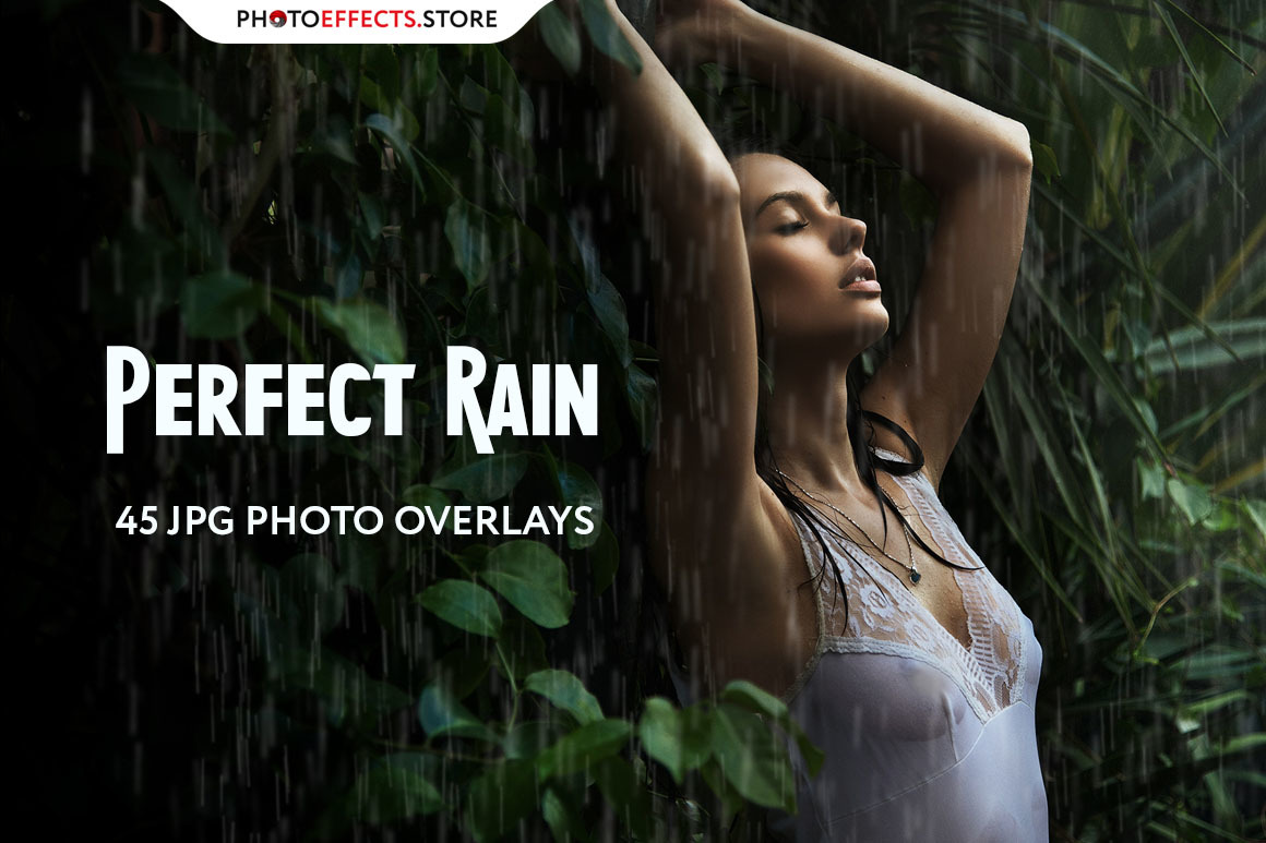 45 Rain Photo Overlays