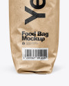 Kraft Food Bag Mockup