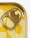 Metallic Tin Can Mockup