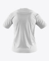 Men’s T-Shirt with Mini Eyelet Fabric Mockup