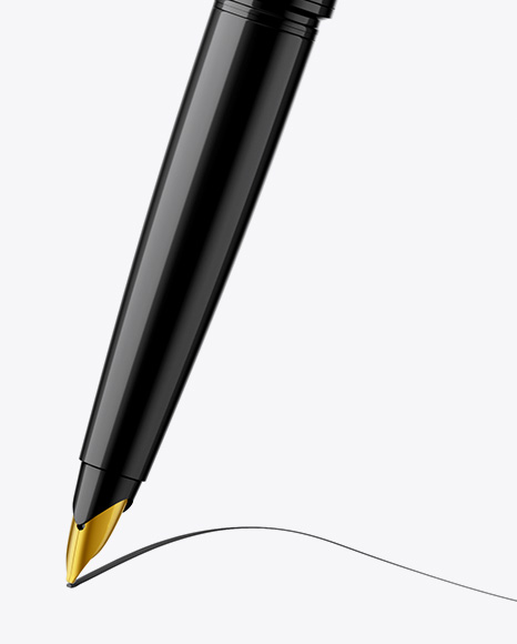 Glossy Pen Mockup