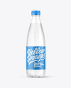 Clear Plastic Water Bottle Mockup