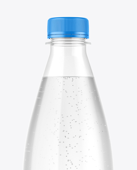 Clear Plastic Water Bottle Mockup