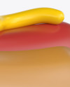 Hot Dog Truck Mockup - Back Half Side View