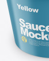 Matte Sauce Jar Mockup Matte Sauce Jar Mockup