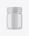 Glossy Plastic Jar Mockup