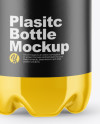 Glossy Plastic Bottle Mockup