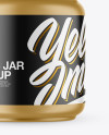 Matte Plastic Jar Mockup
