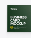 Paper Business Card Mockup