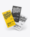 Three Business Cards Mockup