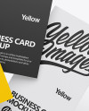 Three Business Cards Mockup