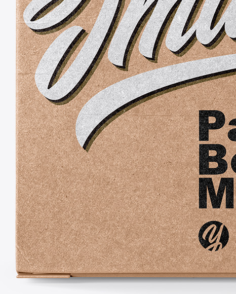 Kraft Box Mockup