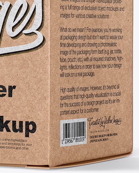 Kraft Box Mockup