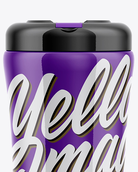 Glossy Shaker Bottle Mockup