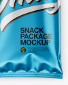 Metallic Snack Package Mockup