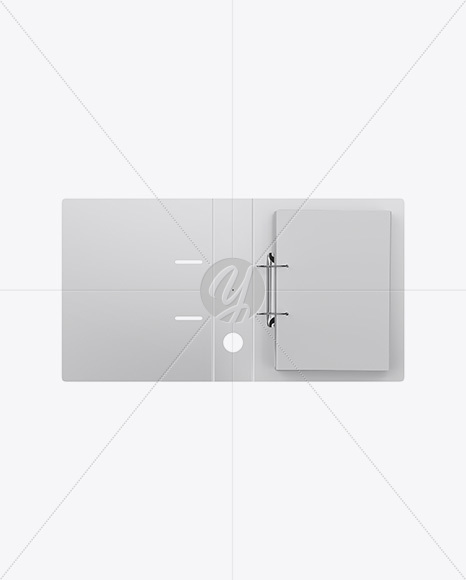 Matte Folder w/ Papers Mockup - Free Download Images High Quality PNG