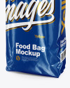 Glossy Food Bag Mockup