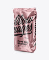 Matte Metallic Food Bag Mockup