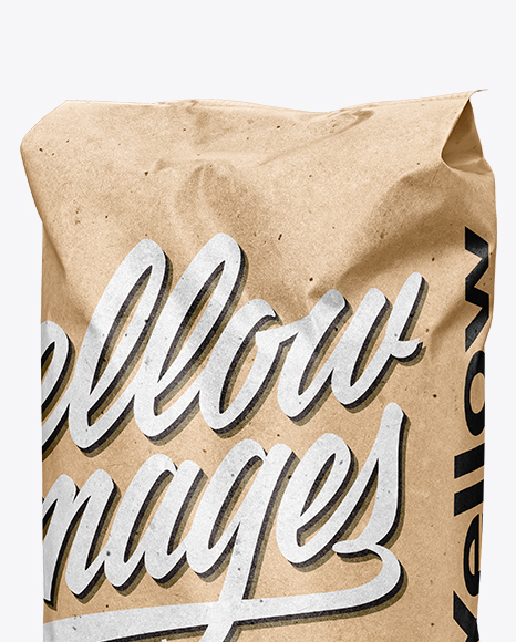 Kraft Food Bag Mockup