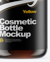 Amber Cosmetic Bottle Mockup