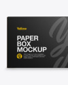 Paper Box Mockup