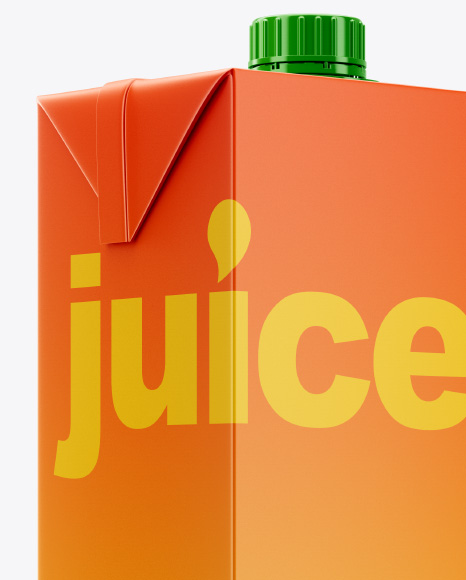 Juice Pack with Screw Cap Mockup