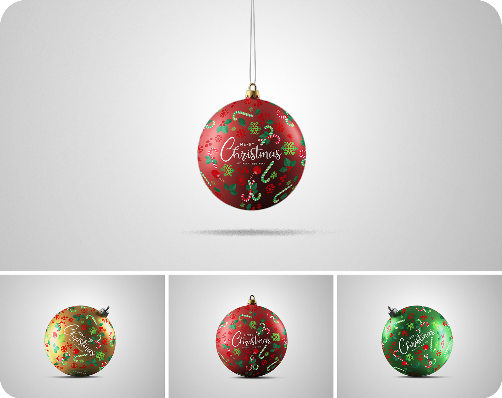 Christmas Ball Mockups