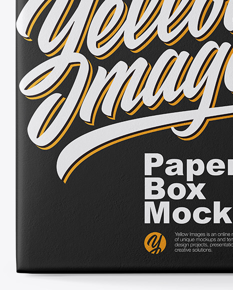 Paper Box Mockup