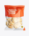 Glossy Pack with Cookies Mockup