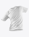 Men’s T-Shirt with Mini Eyelet Fabric Mockup