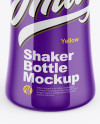 Glossy Shaker Bottle Mockup