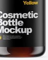 Amber Cosmetic Bottle Mockup