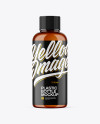 Amber Cosmetic Bottle Mockup Amber Cosmetic Bottle Mockup