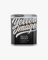 Glossy Tin Can Mockup