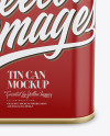 Matte Tin Can Mockup