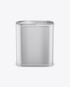 Metallic Tin Can Mockup