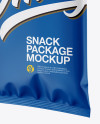 Matte Snack Package - Half Side View