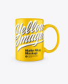 Matte Mug Mockup