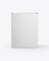 Matte Paper Box Mockup - Front View