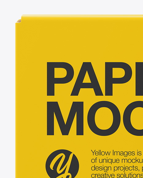 Paper Box Mockup Paper Box Mockup