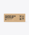 Kraft Box Mockup Kraft Box Mockup