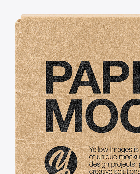 Kraft Box Mockup Kraft Box Mockup