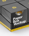 Paper Box Mockup Paper Box Mockup