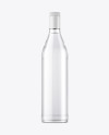 Clear Glass Vermouth Bottle Mockup