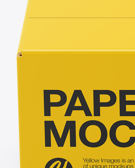Paper Box Mockup